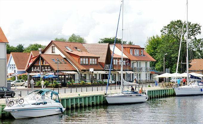 Hotel zur Brücke Greifswald Exterior foto